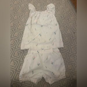 Petite plume top and short set